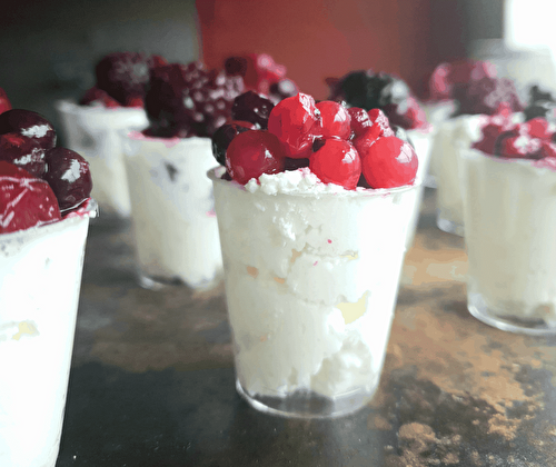 Mixed Berries and Coconut Cream Keto Shots