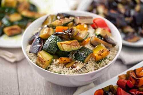 Roast Vegetable and Couscous Salad - Winter Salad Recipe