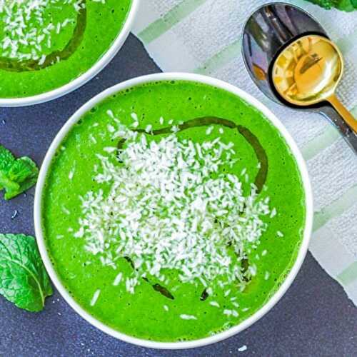 Healing Watercress Soup with Green Peas
