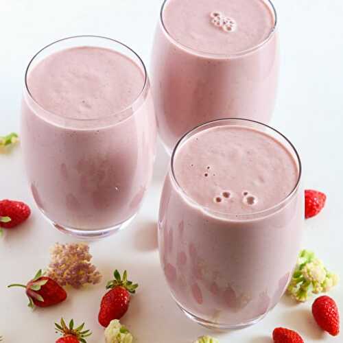 Healthy strawberry smoothie recipe