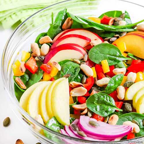 Fruit & Nut Baby Spinach Salad