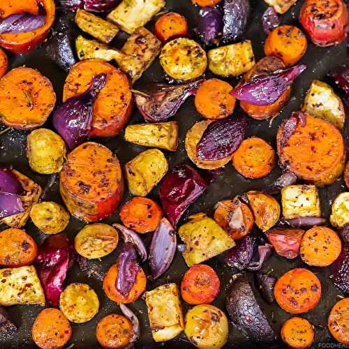 Simple Fall roasted root vegetables recipe