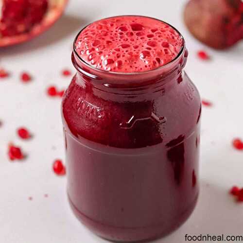 Beets juice recipe with pomegranate