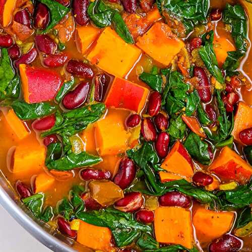 Spicy healthy sweet potato stew