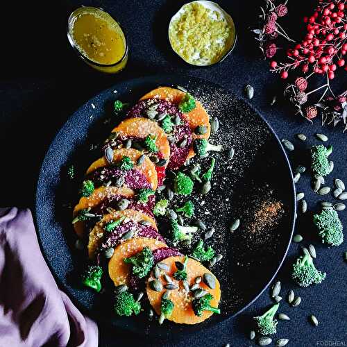 Super simple beet salad with butternut