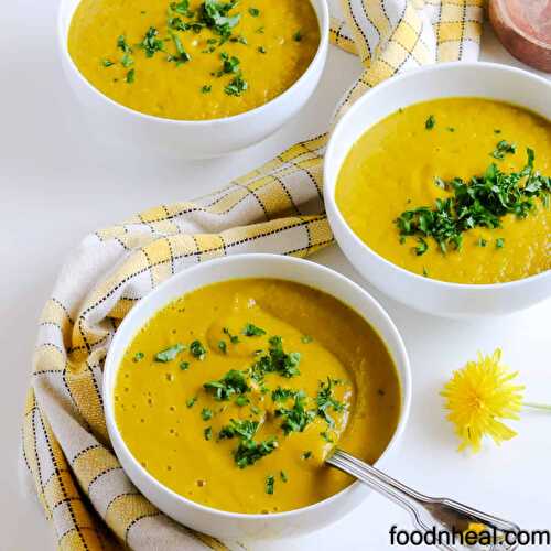 Promote your gut health with this sweet potato soup