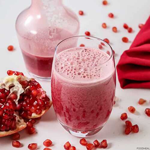 3 Ways To Make Pomegranate Juice - FOODHEAL