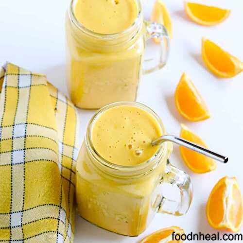 Promote your health with this orange smoothie