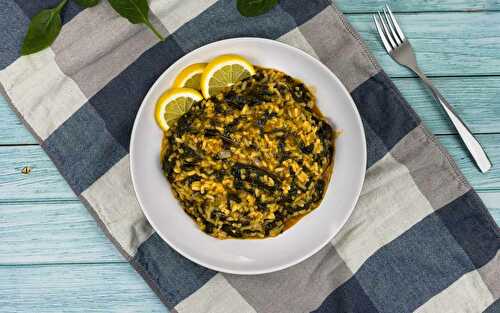Greek Spinach and Rice