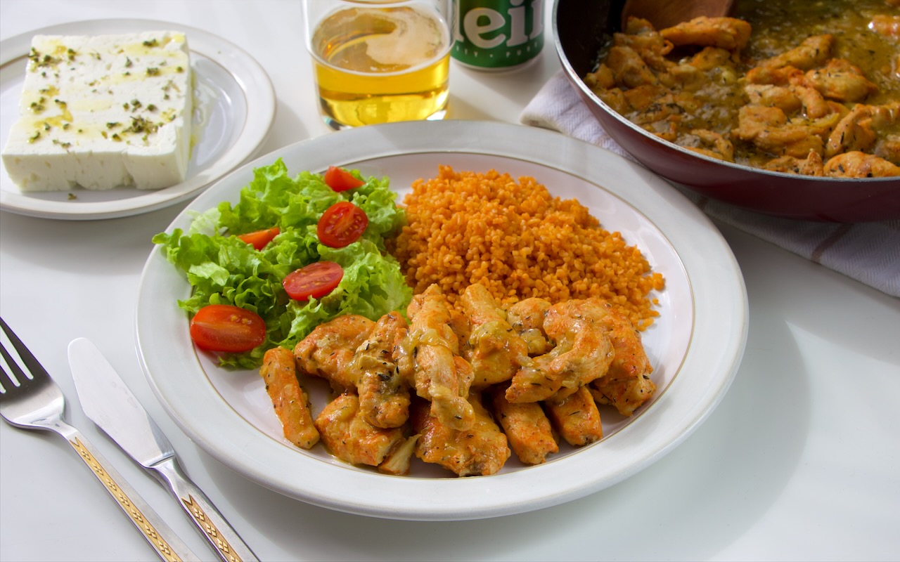 Beer-Braised Chicken