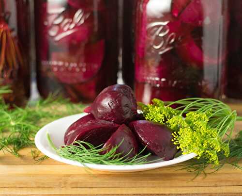 Dill Pickled Beets for Canning or Refrigeration