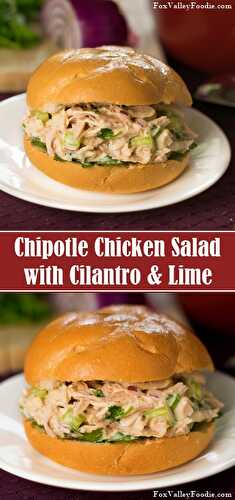 Grilled Chipotle Chicken Salad with Lime and Cilantro