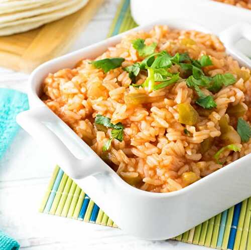Spanish Rice with Salsa - The Easiest Spanish Recipe Recipe Ever