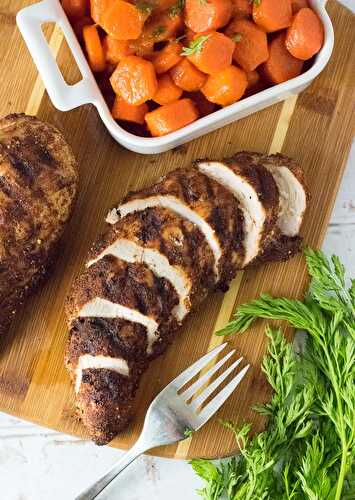 Spice Rubbed Grilled Chicken Breasts