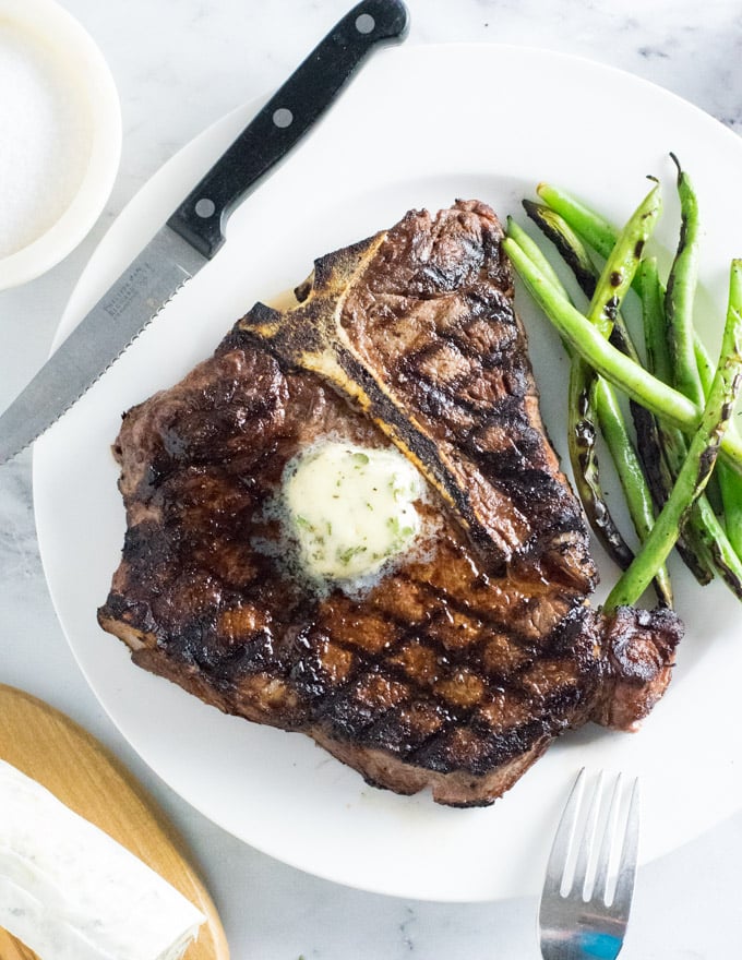 Garlic Herb Compound Steak Butter