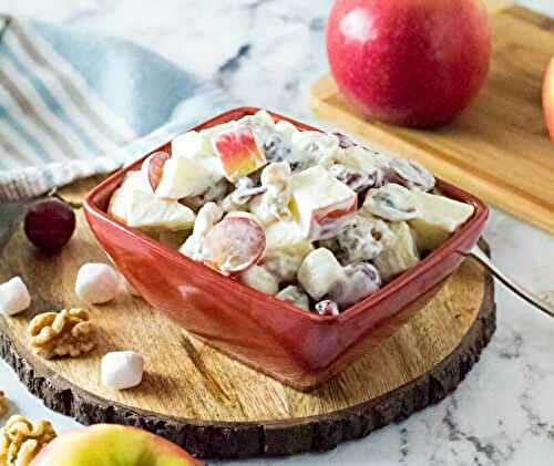 Apple Salad with Grapes
