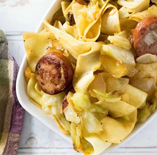 Haluski - Fried Cabbage and Noodles