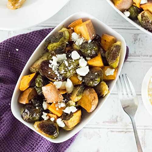 Sweet Potatoes and Brussels Sprouts