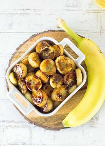 How to Caramelize Bananas