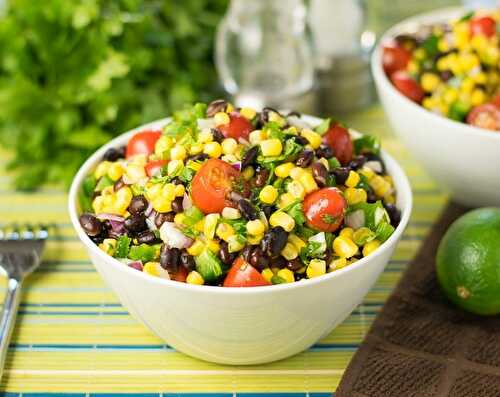 Black Bean and Corn Salad with Lime Juice