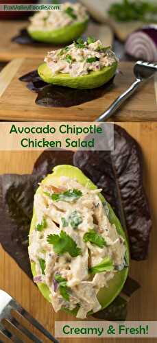 Chipotle Chicken Salad with Avocado