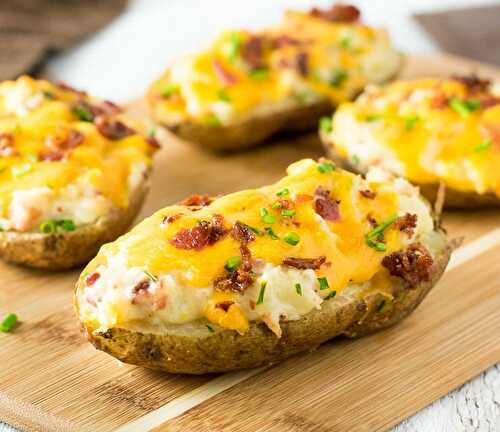 Twice Baked Potatoes without Sour Cream
