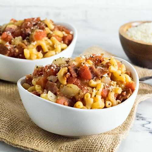Macaroni and Tomatoes