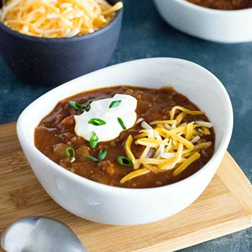 Chili without Beans