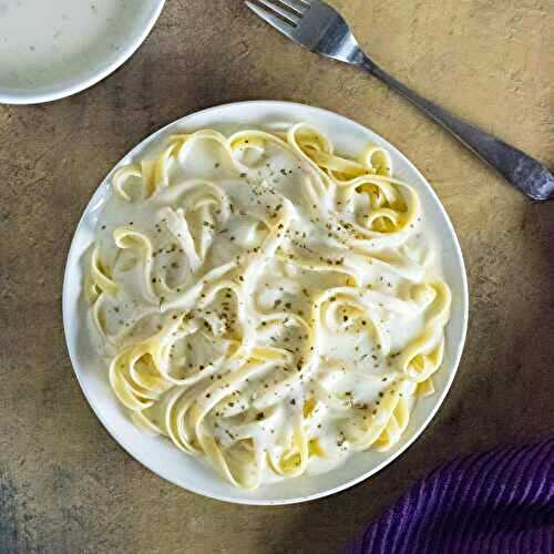 Alfredo Sauce without Parmesan Cheese