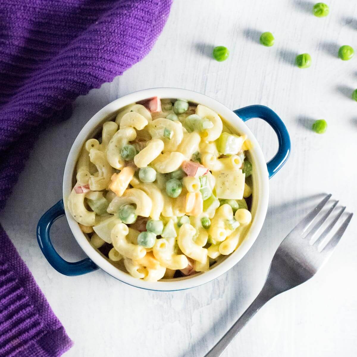 Macaroni Salad with Peas