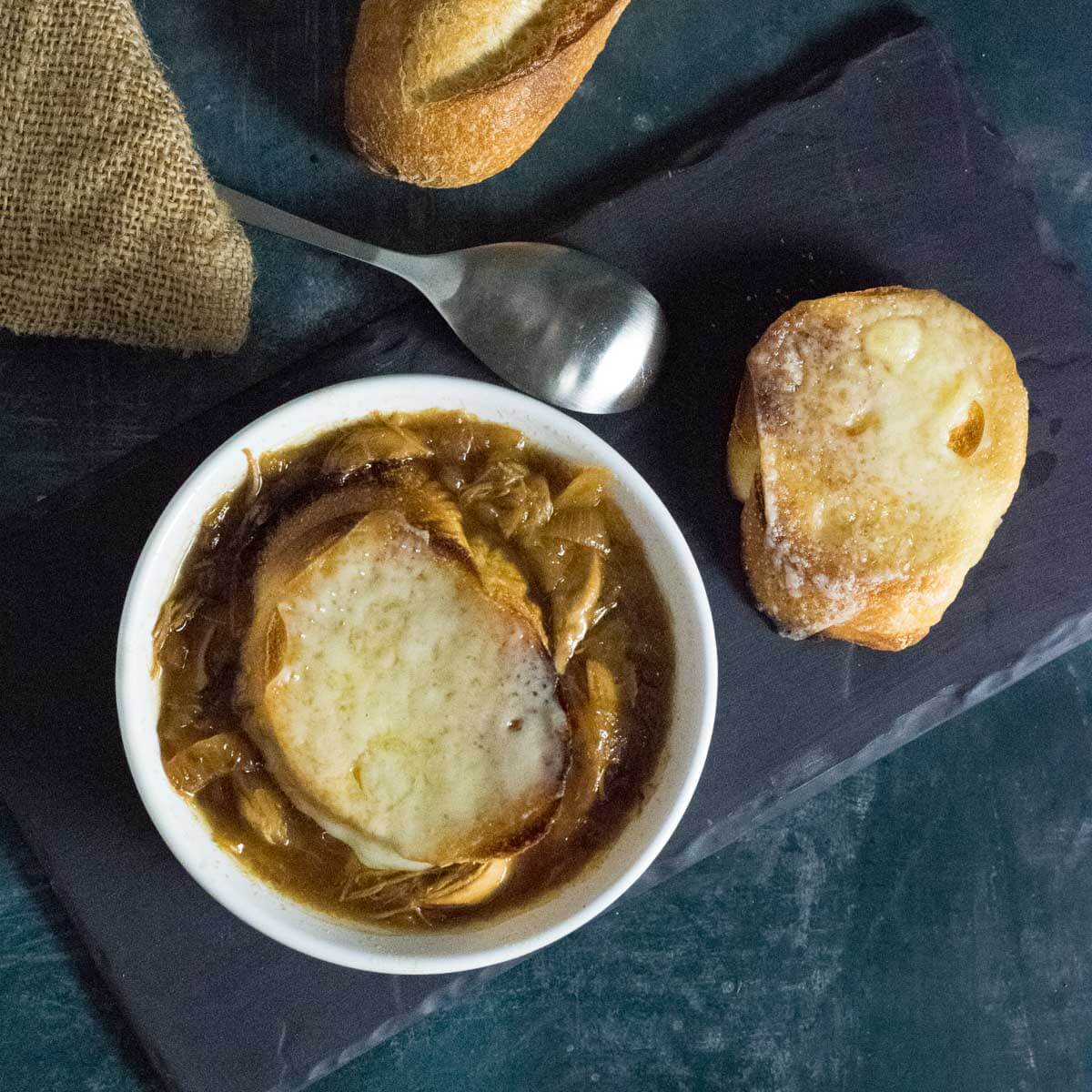 French Onion Soup with Chicken
