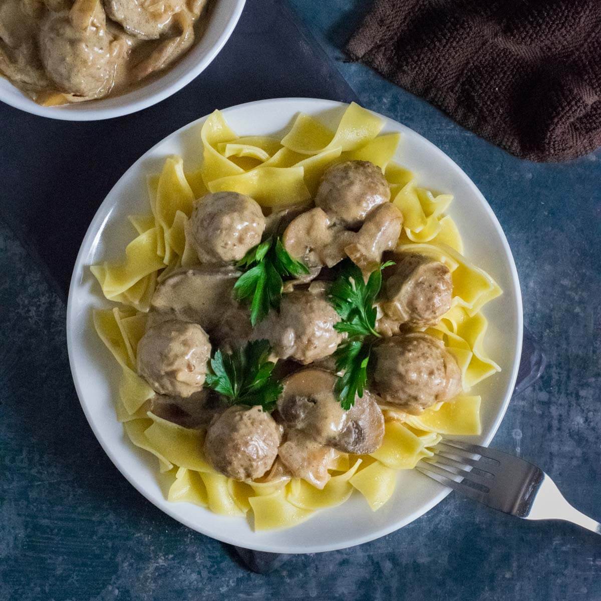 Meatball Stroganoff
