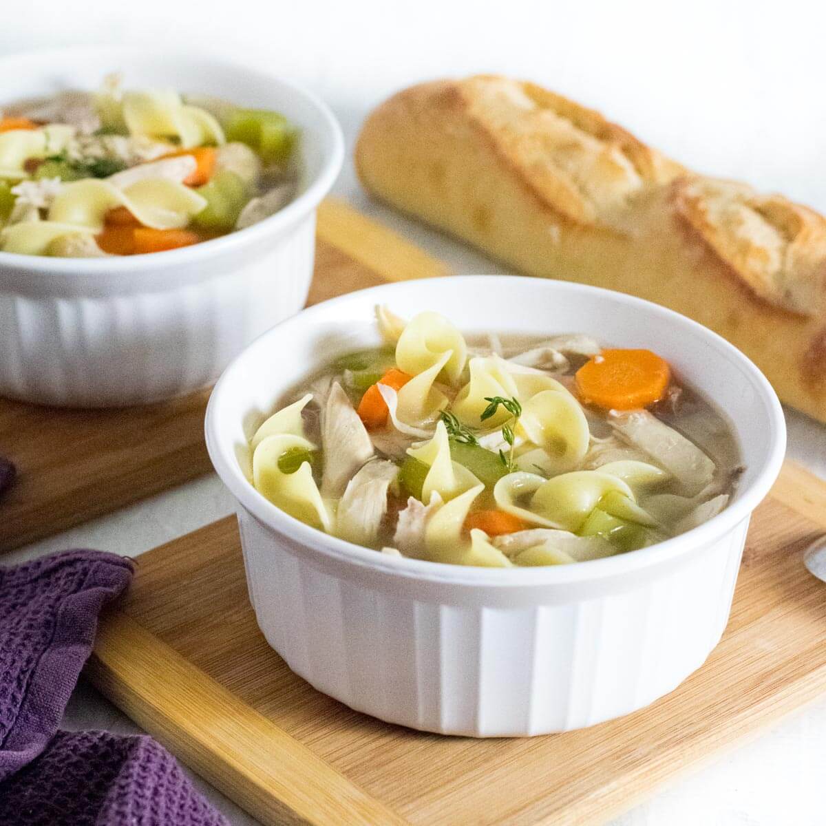 Rotisserie Chicken Noodle Soup