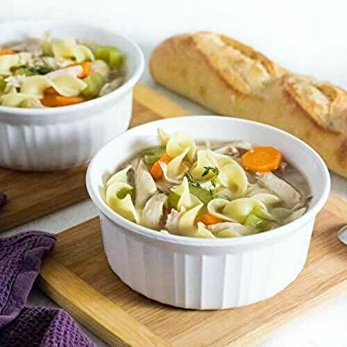 Rotisserie Chicken Noodle Soup