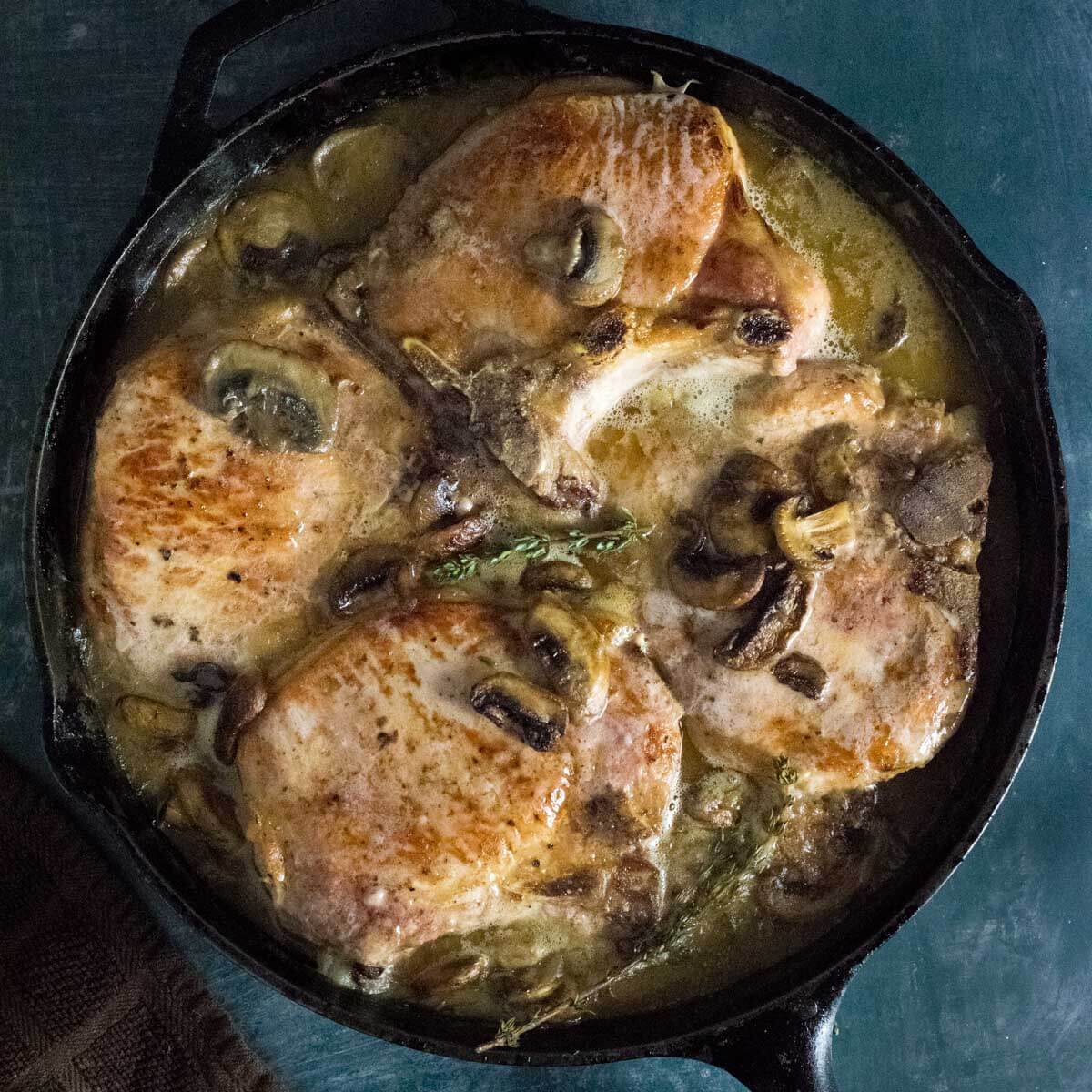 Baked Pork Chops and Gravy