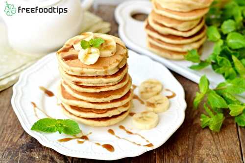 Banana Pancakes: Easy Milk-Based Recipe | FreeFoodTips.com