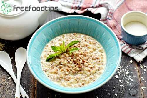Buckwheat Recipe with Milk for Breakfast | FreeFoodTips.com