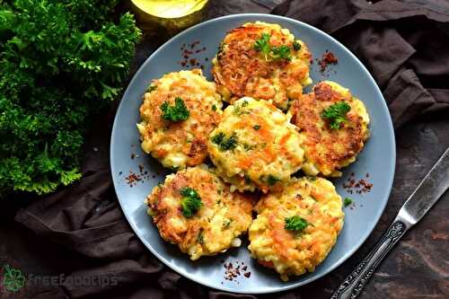 Cauliflower Fritters Recipe | FreeFoodTips.com