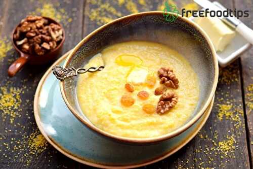 Cornmeal Porridge Recipe with Milk | FreeFoodTips.com