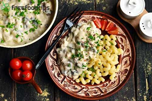 Creamy Chicken with Mushrooms Recipe | FreeFoodTips.com
