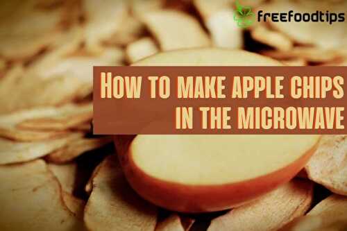 Dried Apple Slice in the Microwave | FreeFoodTips.com