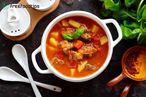 Goulash Soup Recipe with Beef | FreeFoodTips.com