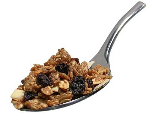 Granola: measurements and equivalent values in spoons and cups | FreeFoodTips.com