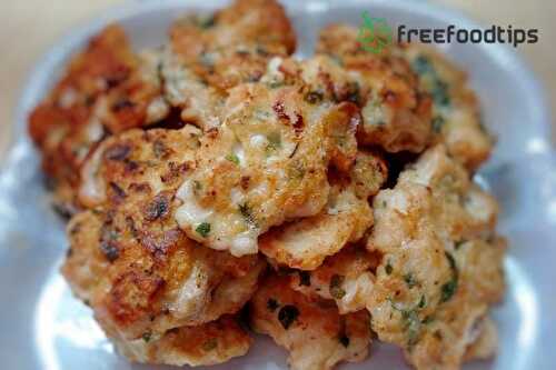 Homemade Chicken Fritters Recipe | FreeFoodTips.com