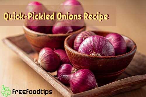 How to Make Pickled Onions – Marinated Onions Recipe | FreeFoodTips.com