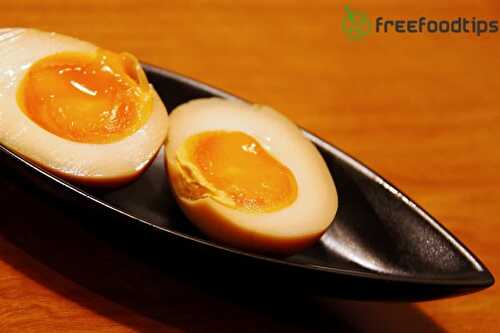 Japanese Soft-Boiled Egg Recipe for Ramen | FreeFoodTips.com