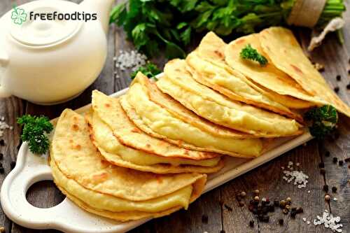 Kystybyj: Tatar Tortillas with Mashed Potato Filling Recipe | FreeFoodTips.com