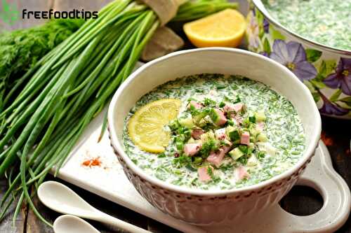 Okroshka - Cold Summer Soup Recipe | FreeFoodTips.com