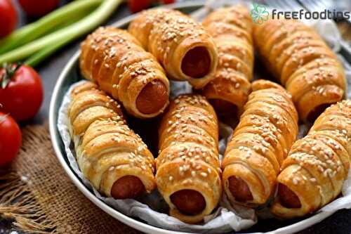 Pigs in a Blanket Recipe with Puff Pastry | FreeFoodTips.com