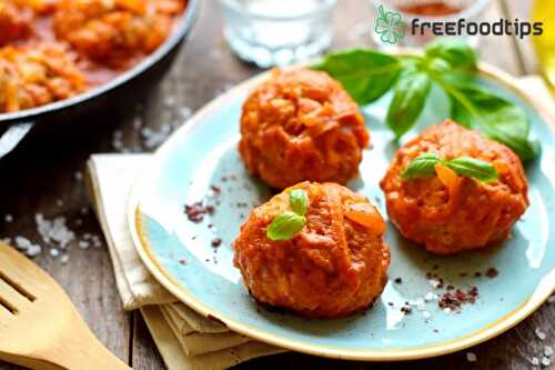 Porcupine Meatballs Recipe in Tomato Sauce | FreeFoodTips.com